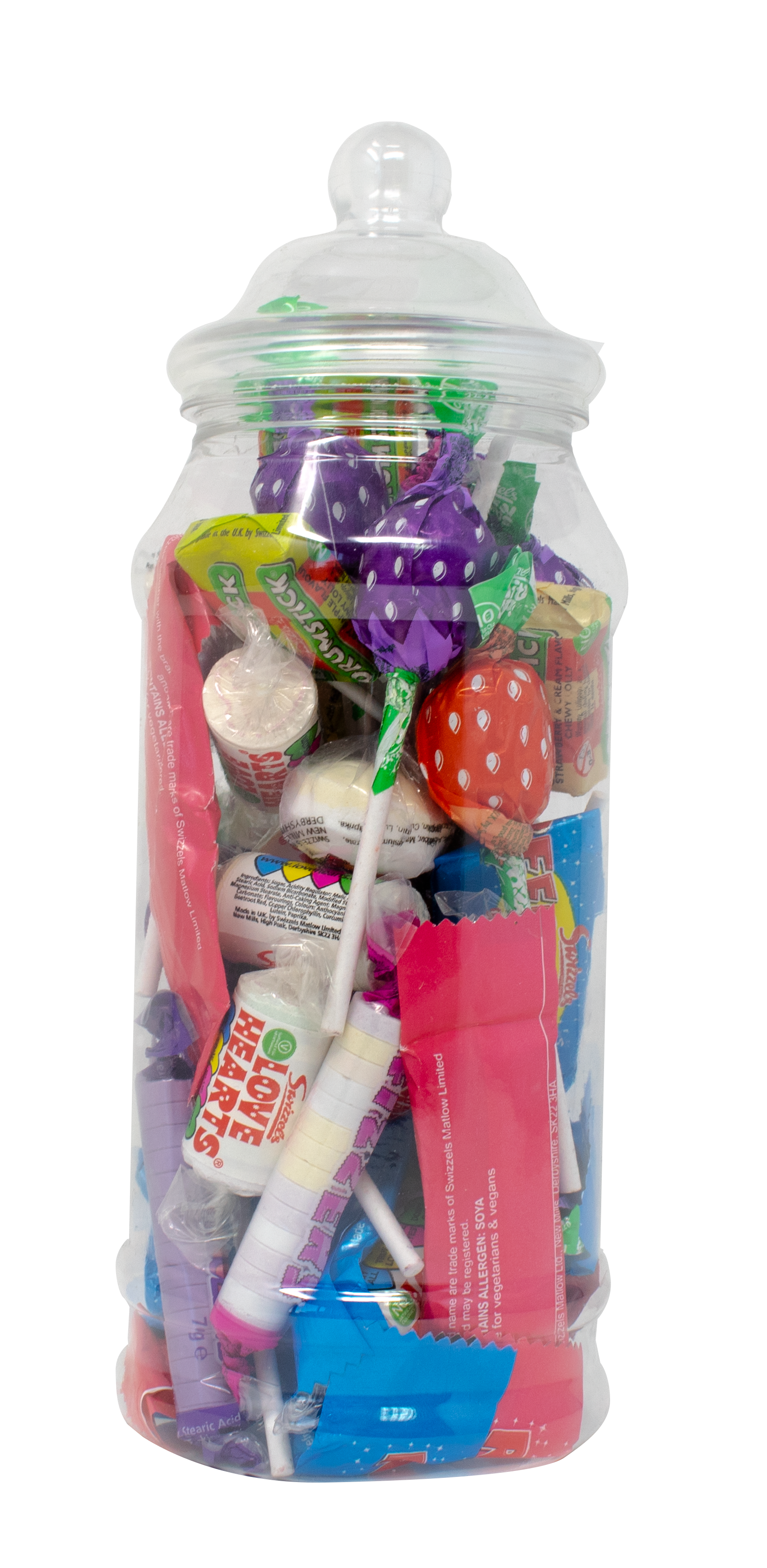Accessories Victorian Plastic Sweet Jar 970ml (Empty) - 1 x 970ml Jar