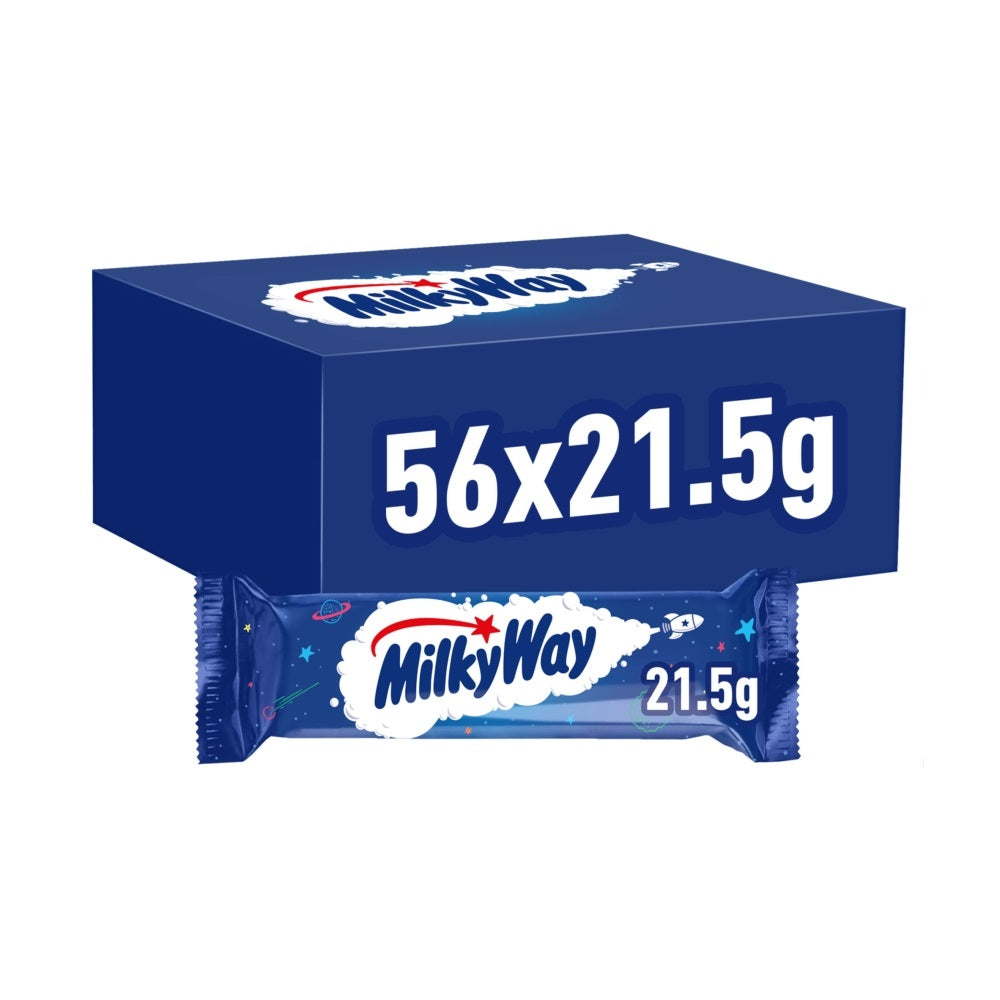 Milky Way Nougat & Milk Chocolate Snack Bar 21. 5g - 56 x 21. 5g Bars