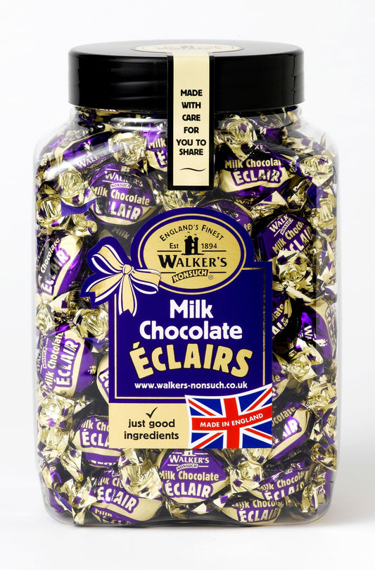 Walker's Nonsuch Milk Chocolate Eclairs Jar 1. 25kg - 1 x 1. 25kg Jar