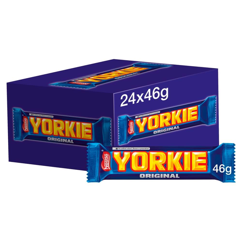 Yorkie Milk Chocolate Bar 46g - 24 x 46g Bars