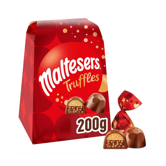 Maltesers Milk Chocolate Truffles Gift Box 200g - 1 x 200g Box