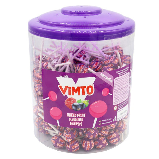 Vimto Original Lollipops Jar - 200 x 7g Lollipops