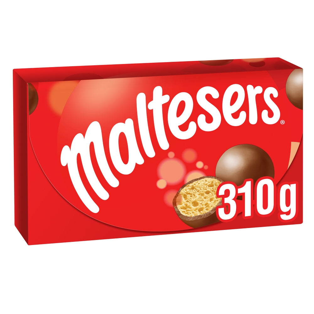 Maltesers Milk Chocolate & Honeycomb Gift Box of Chocolates Fairtrade 310g - 1 x 310g Box