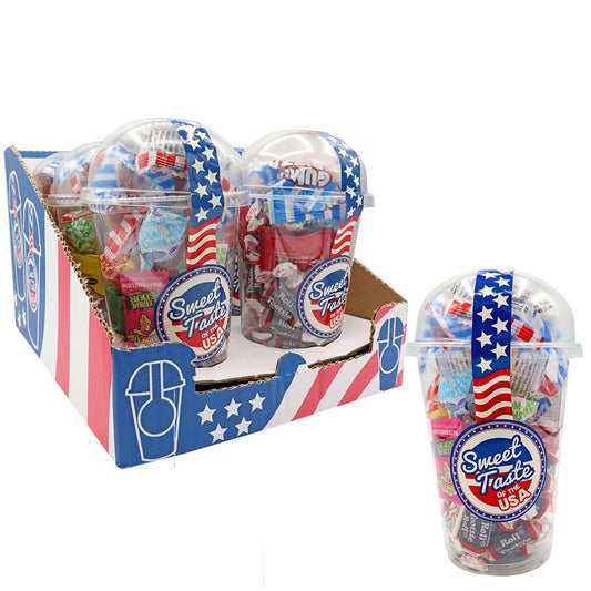 Sweet Taste Of The USA Candy Cup 200g - 6 x 200g Cups