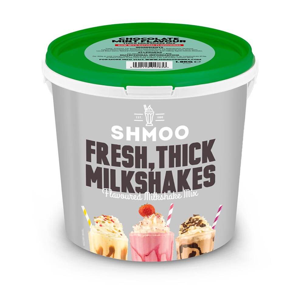 Shmoo Chocolate Mint Milkshake Mix 1. 8kg - 1 x 1. 8kg Tub