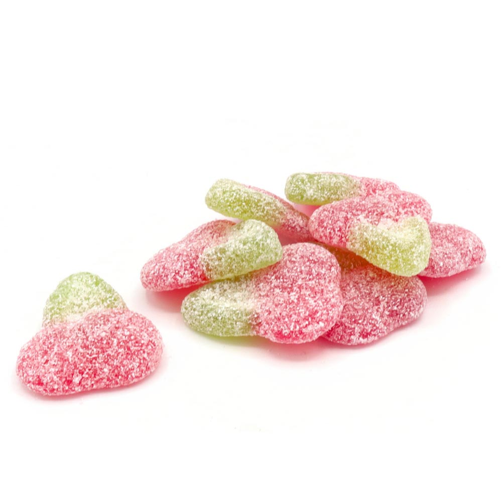 Kingsway Vegan Fizzy Twin Cherries 3kg - 1 x 3kg Bag