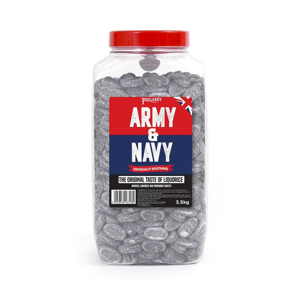 Pollard's Army & Navy Tablets Jar 3. 5kg - 1 x 3. 5kg Jar