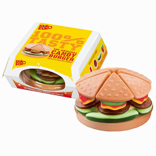 Look-O-Look Candy Burger 130g - 1 x 130g Box