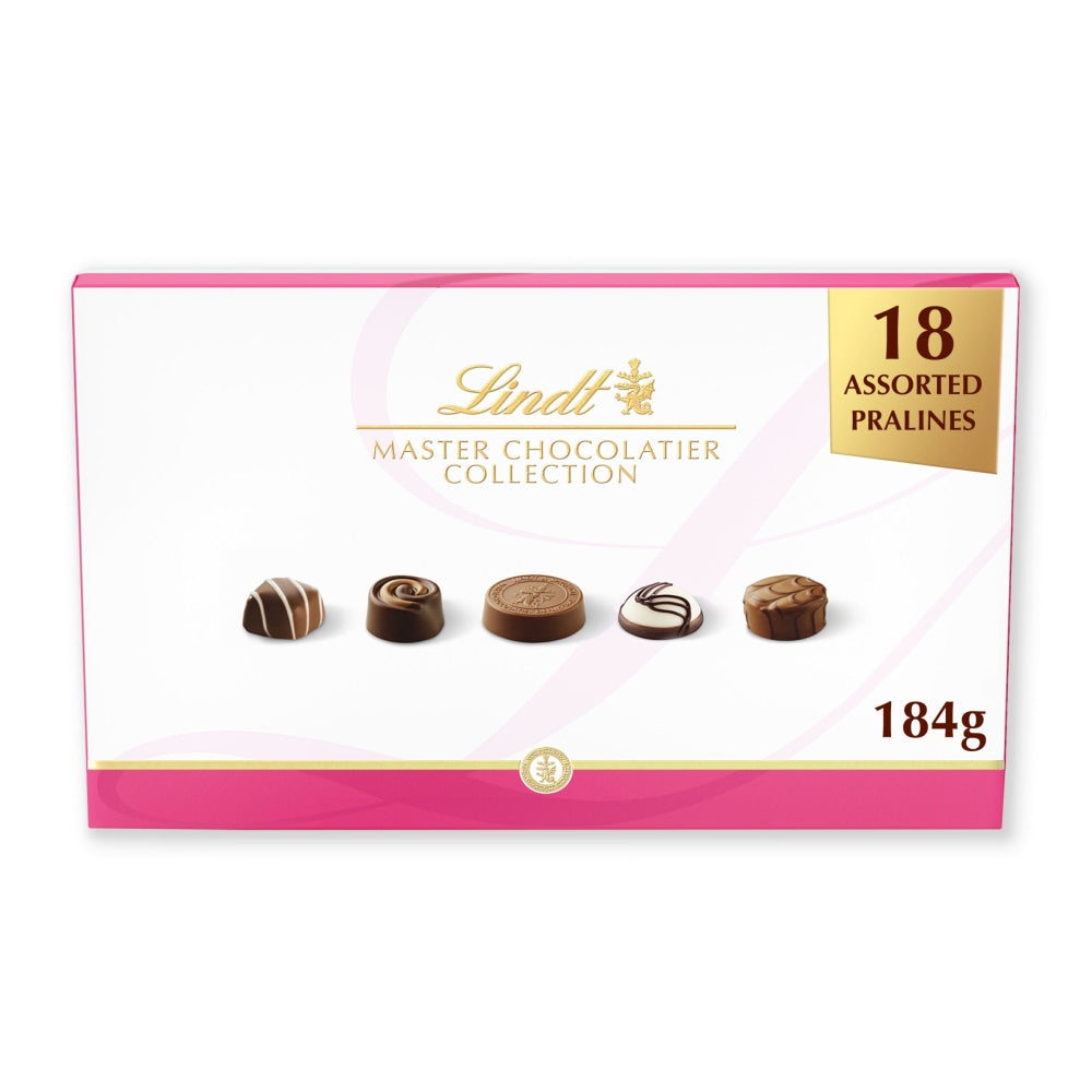Lindt Master Chocolatier Collection Chocolate Box 184g - 1 x 184g Box