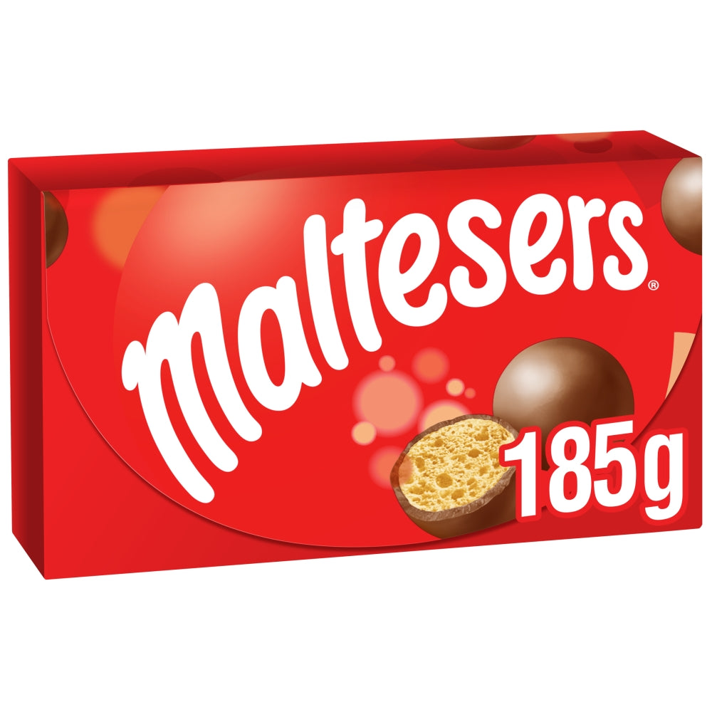 Maltesers Milk Chocolate & Honeycomb Gift Box of Chocolates 185g - 1 x 185g Box