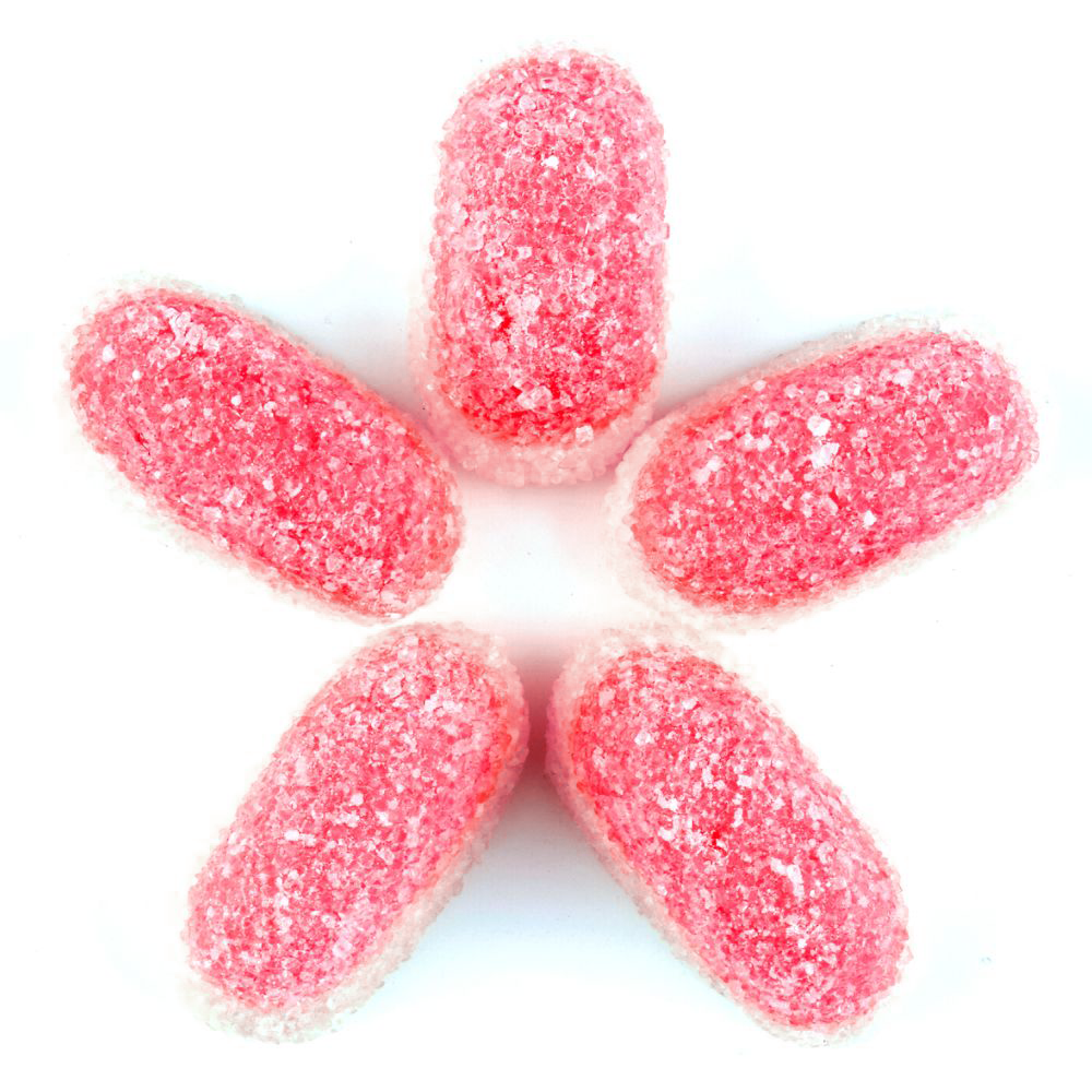 Sweetzone Strawberry Puffs 1kg - 1 x 1kg Bag