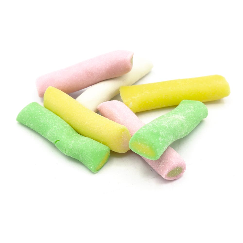 Vidal Rhubarb & Custard Tubes 3kg - 1 x 3kg Bag