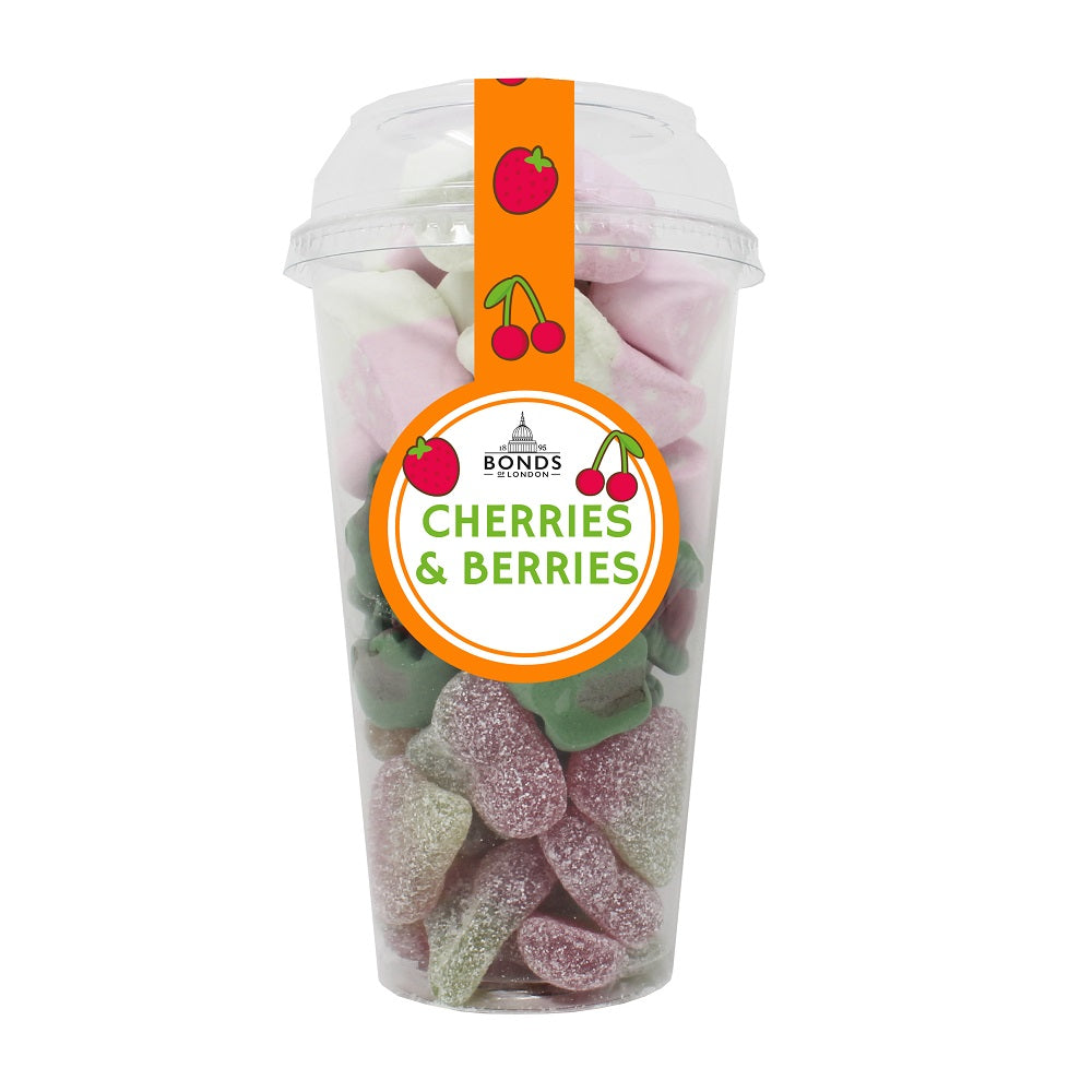 Bonds Cherries & Berries Candy Cup 310g - 6 x 310g Cup