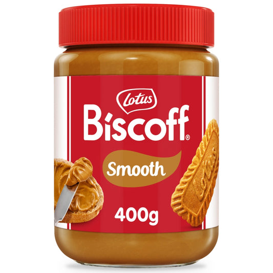 Lotus Biscoff Smooth Spread 400g - 1 x 400g Jar