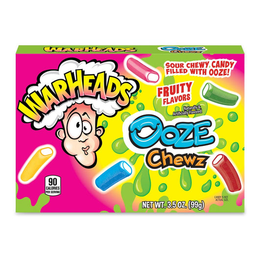 Warheads Sour Ooze Chewz Theatre Box 99g - 12 x 99g Boxes