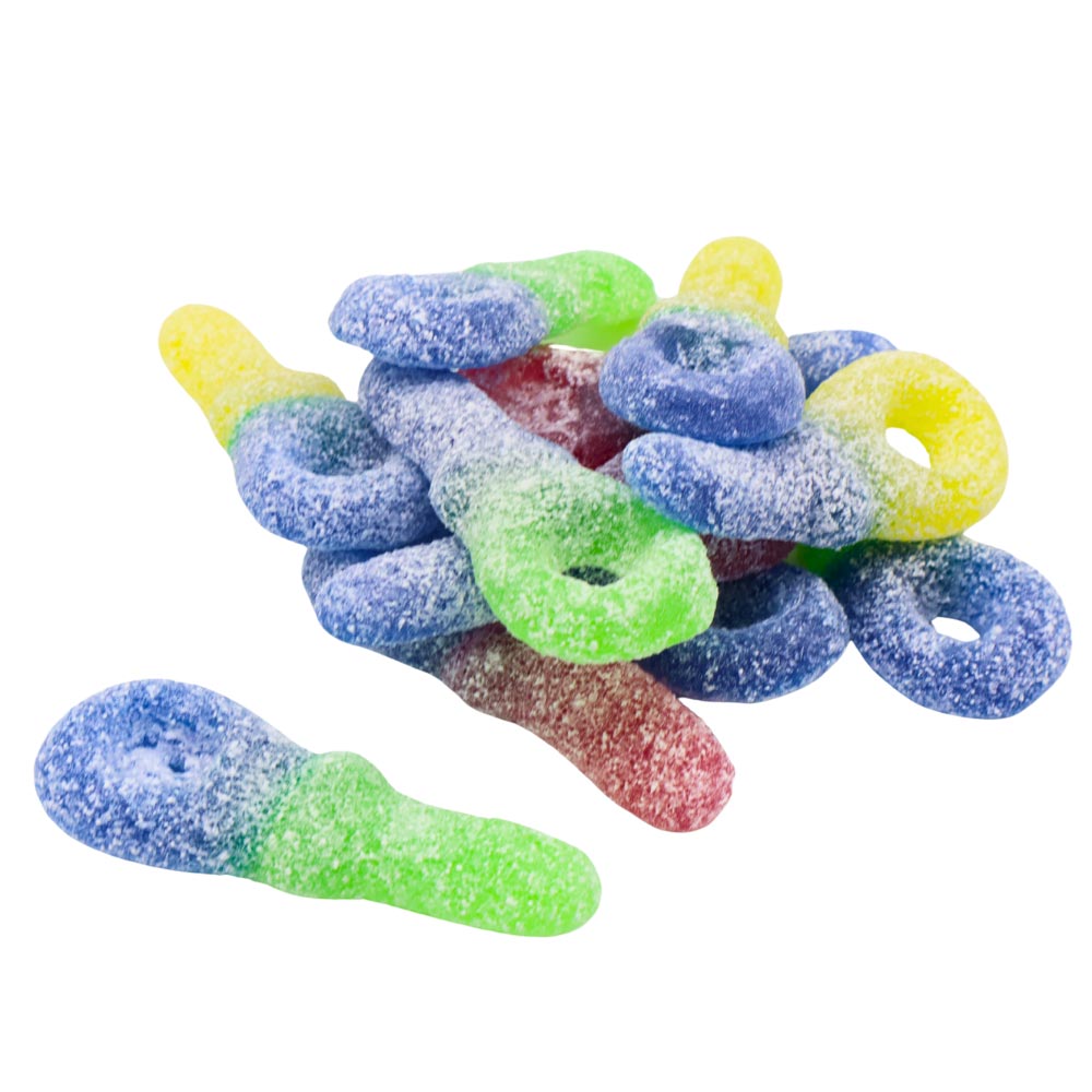 Kingsway Vegan Tongue Painting Fizzy Dummies 3kg - 1 x 3kg Bag