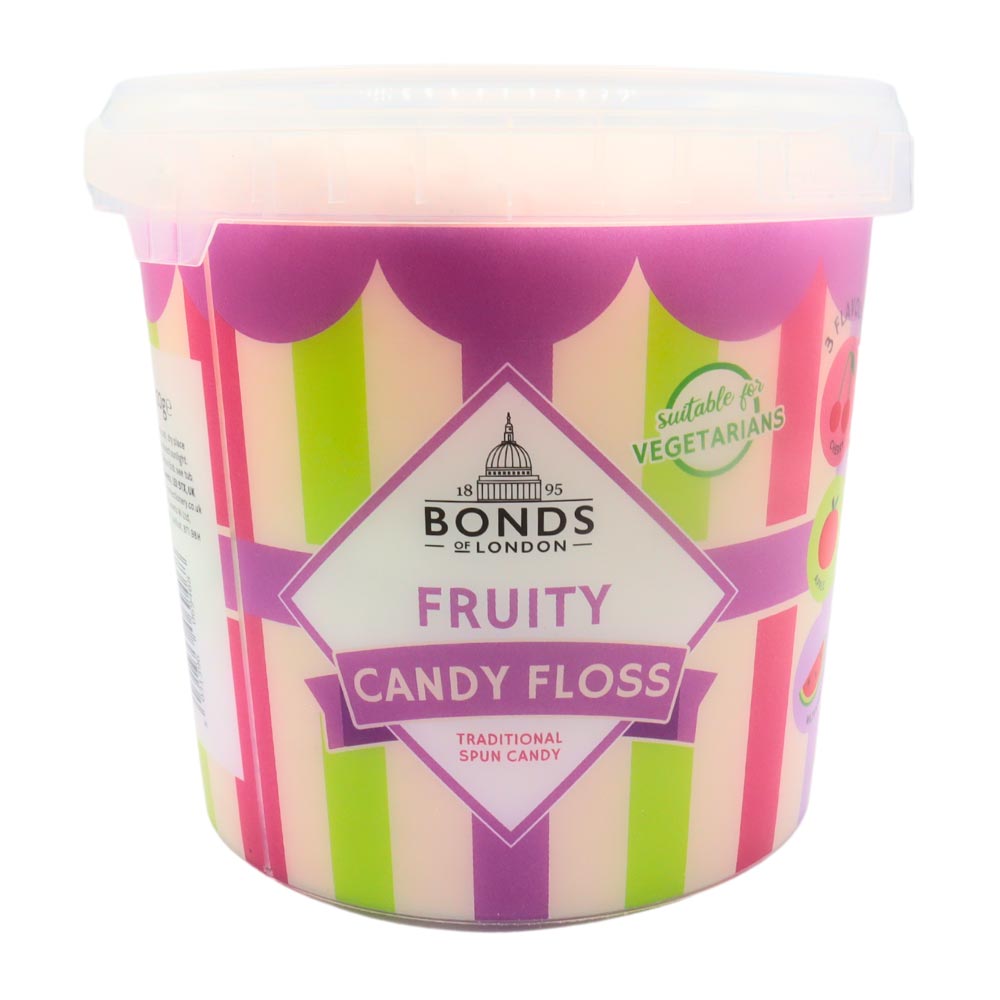 Bonds Fruity Candy Floss Cup 120g - 1 x 120g Tub