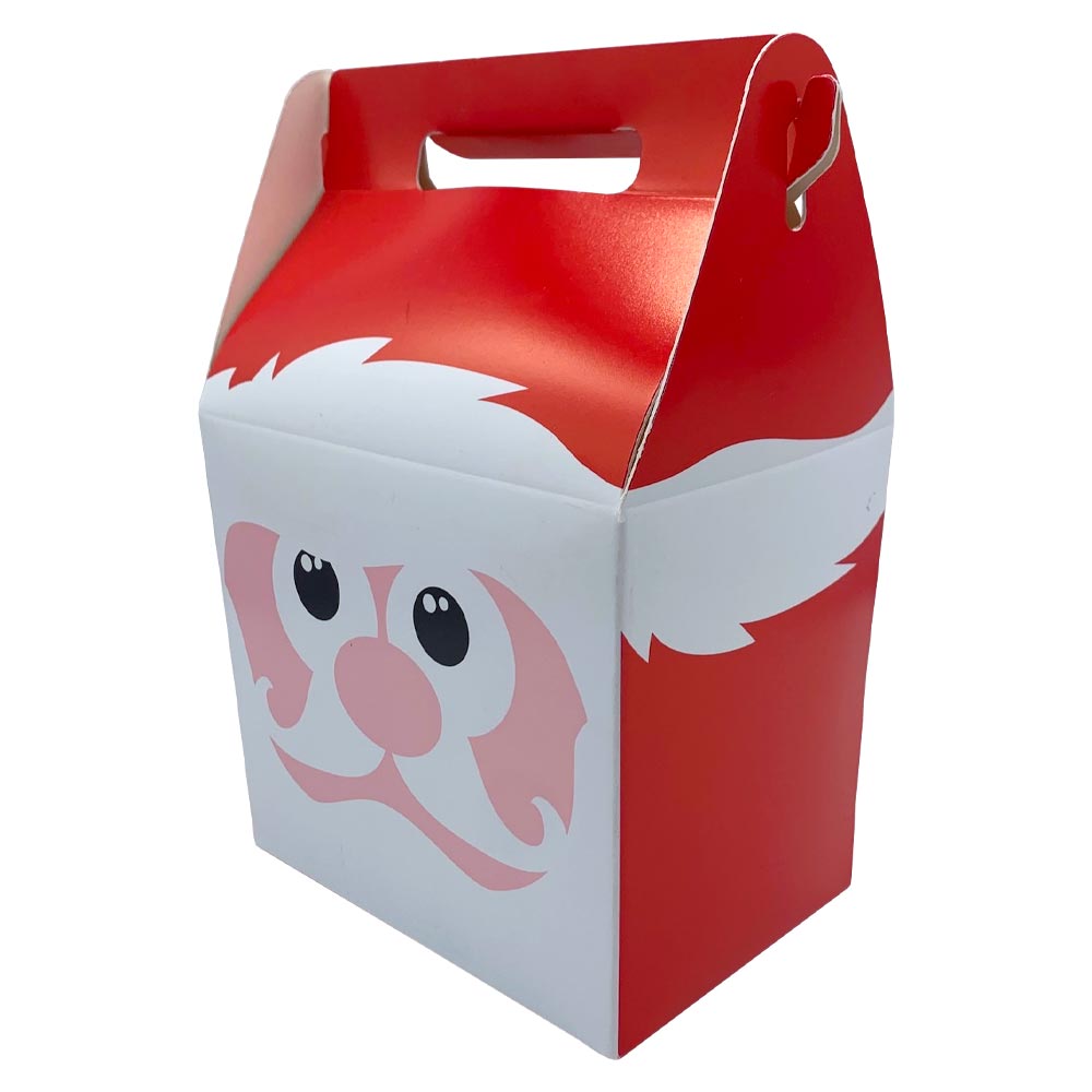 Accessories Santa Christmas Sweet Gift Box with Handle - 25 Boxes