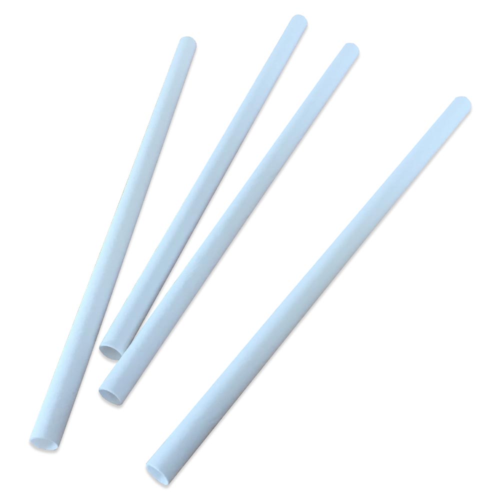 Accessories White Paper Straws 8mm - 250