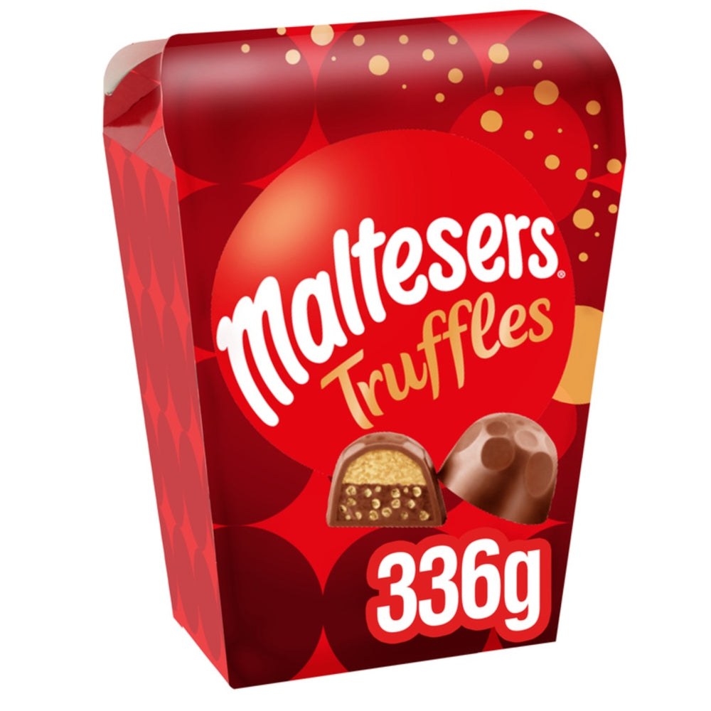 Maltesers Truffles Milk Chocolate Gift Box of Chocolates 336g - 1 x 336g Box