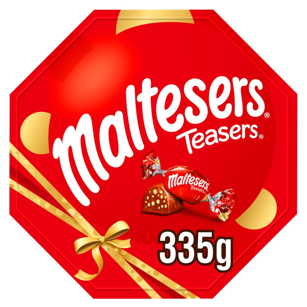 Maltesers Teasers Milk Chocolate & Honeycomb Centerpiece Gift Box 335g - 1 x 335g Box