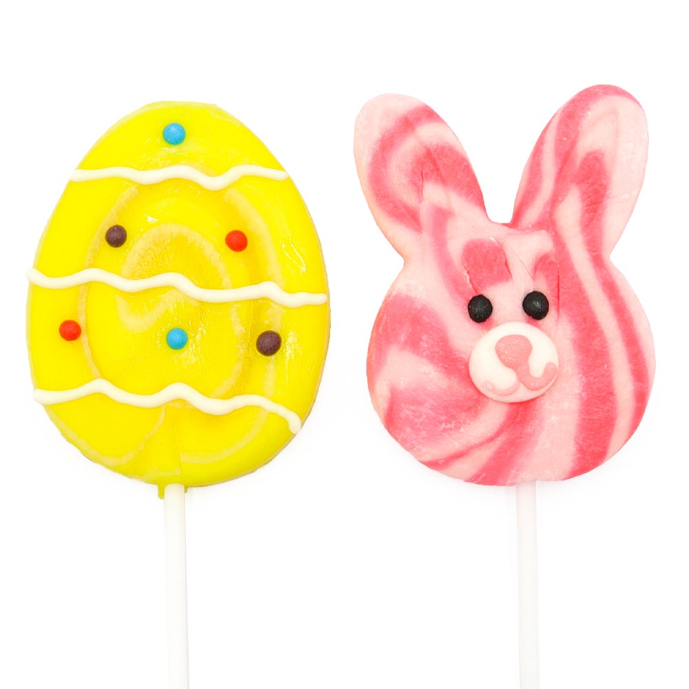 Candy Realms Easter Candy Pops 50g - 12 x 50g Lollipops