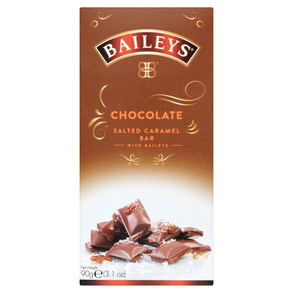 Baileys Chocolate Salted Caramel Bar with Baileys 90g - 15 x 90g Bars