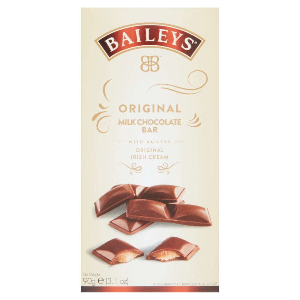 Baileys Original Milk Chocolate Bar 90g - 15 x 90g Bars