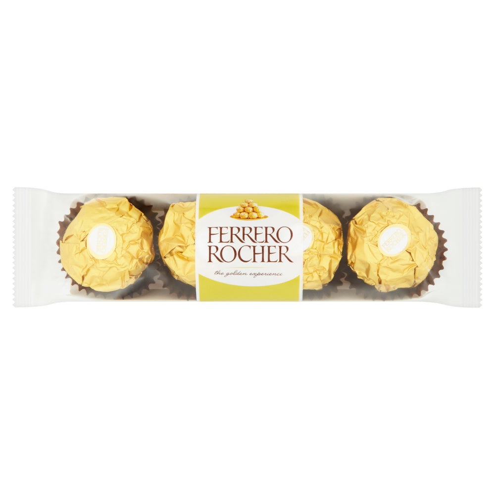 Ferrero Rocher Chocolate 4 Pack 50g - 16 x 50g Packs
