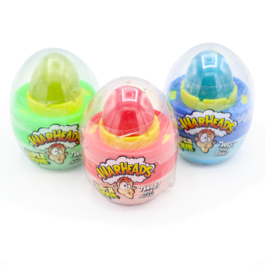 Warheads Super Sour Twist & Shake Eggo 18g - 18 x 18g Eggs