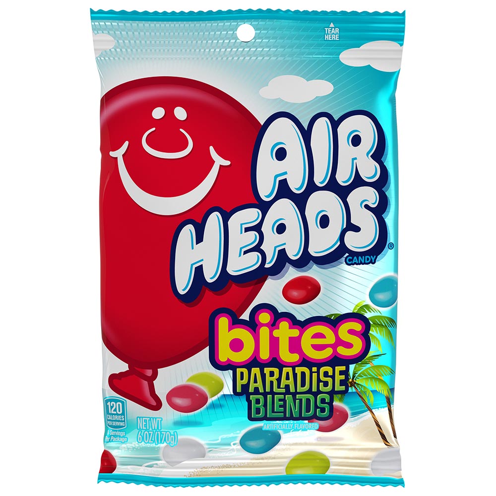 Airheads Candy Bites Paradise Blends Share Bag 170g - 12 x 170g Bags