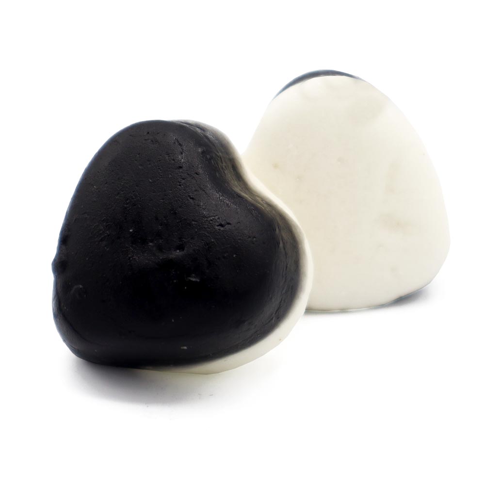 Ravazzi Black Gummy Hearts 1kg - 1 x 1kg Bag