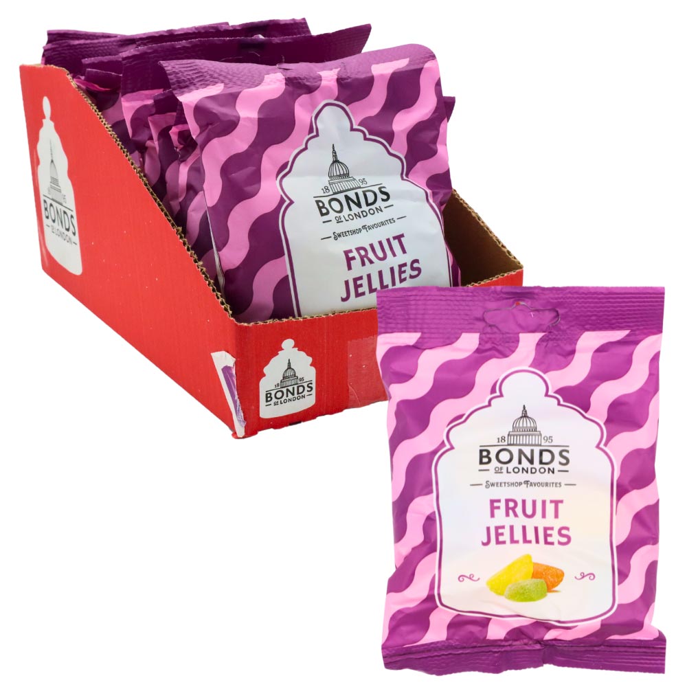 Bonds Fruit Jellies Share Bags 130g - 12 x 130g Bags