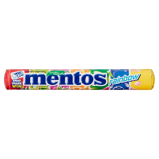 Mentos Rainbow Chewy Dragees 37. 5g - 40 x 37. 5g Packs