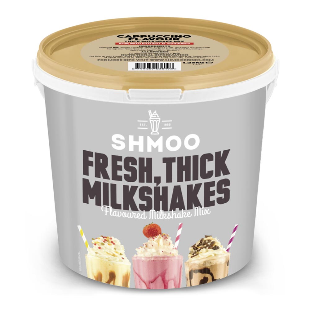 Shmoo Cappuccino Milkshake Mix 1. 25kg - 1 x 1. 25kg