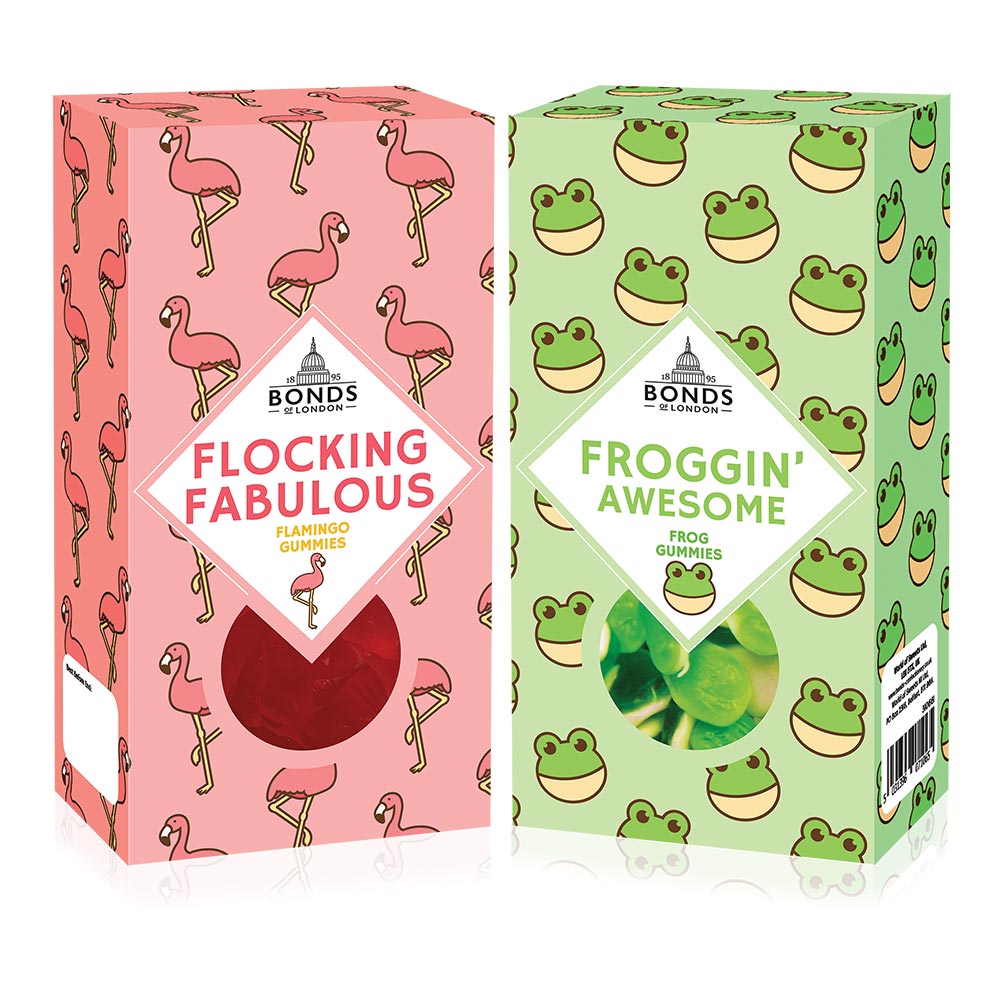 Bonds Froggin' Awesome & Flocking Fabulous Pun Box 140g - 12 x 140g Boxes