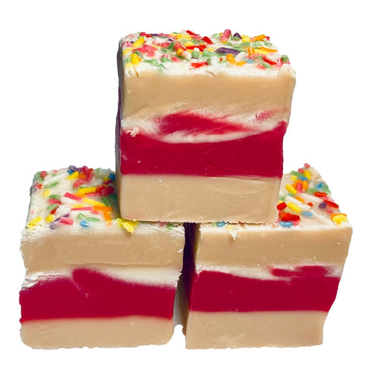 The Fudge Factory Birthday Cake Fudge 2kg - 1 x 2kg Tub
