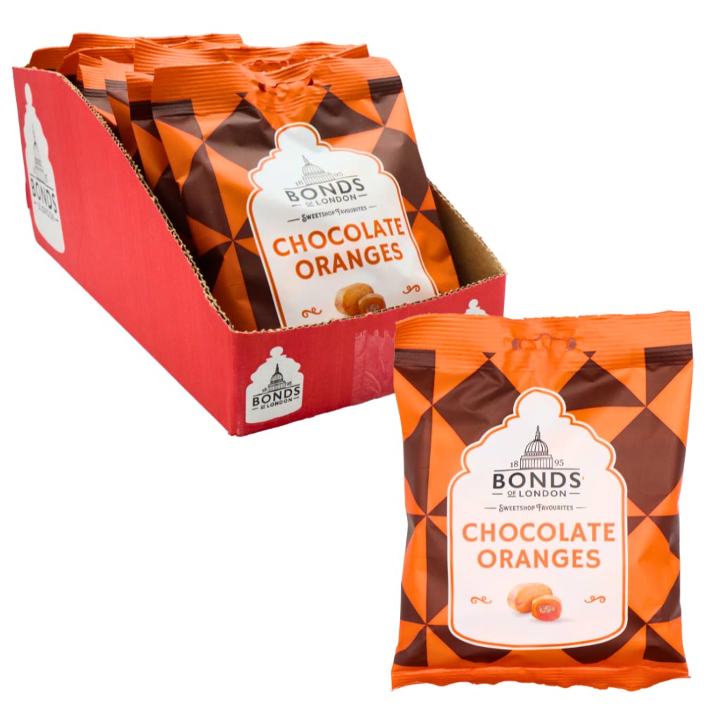 Bonds Chocolate Oranges Bag 110g - 12 x 110g Bags