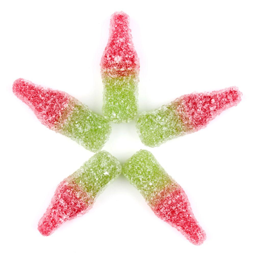 Sweetzone Fizzy Watermelon Bottles 1kg - 1 x 1kg Bag