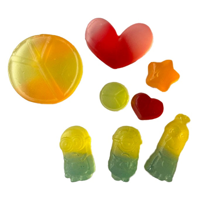 Minions Peace Veggie Jelly Sweets 3kg - 1 x 3kg Bag