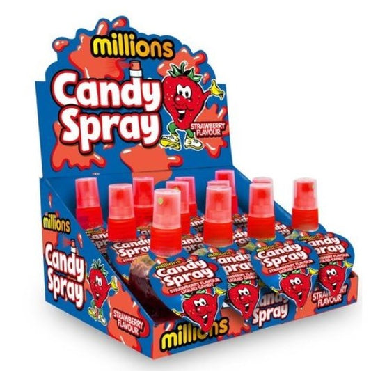 Millions Strawberry Candy Spray 45ml - 12 x 45ml Sprays