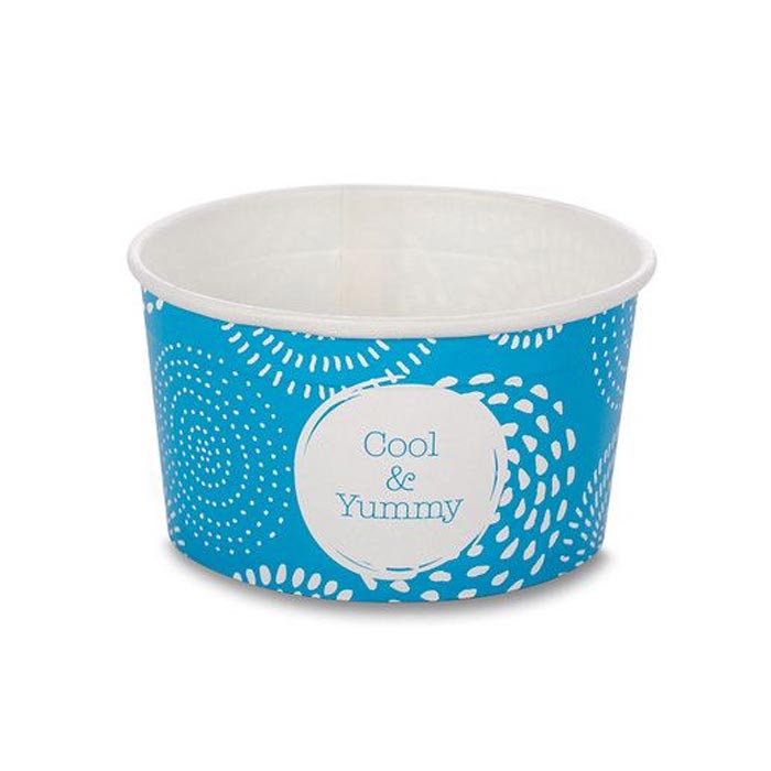 Accessories 2 Scoop Wax Paper Ice Cream Tubs 170ml - 50 x 170ml Tubs