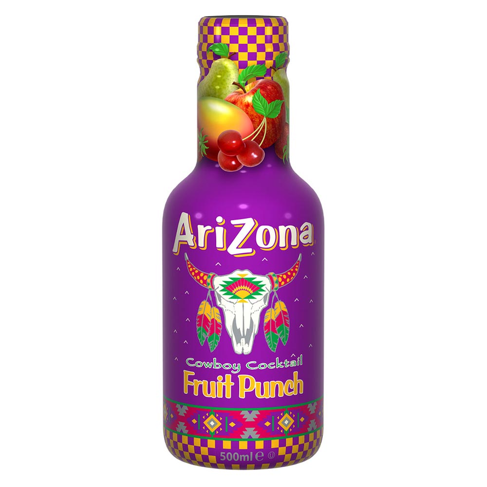Arizona Fruit Punch PET Bottles 500ml - 6 x 500ml Bottles