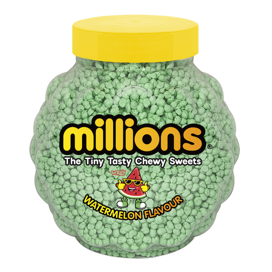 Millions Watermelon Flavour Jar 2. 27kg - 1 x 2. 27kg Jar
