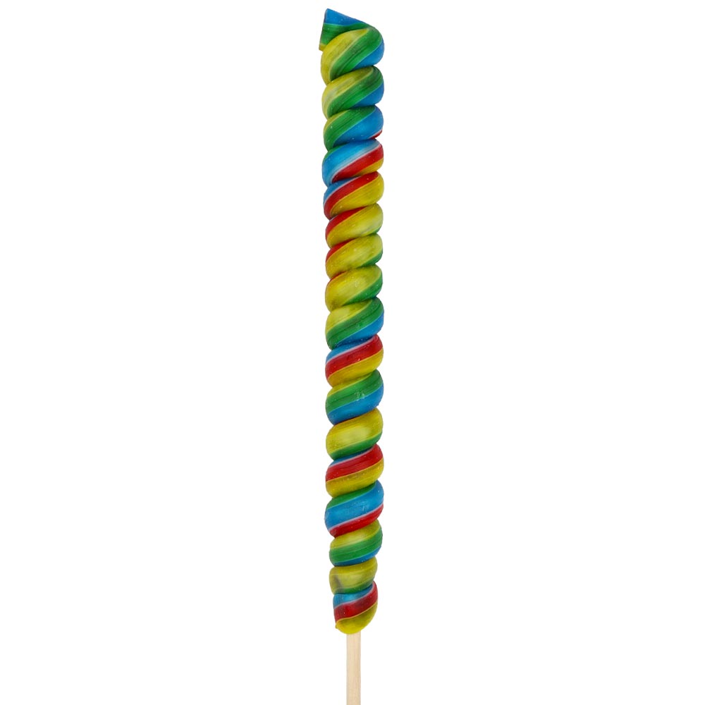 Crazy candy Factory Large Twist Lollipop 125g - 16 x 125g Lollipops