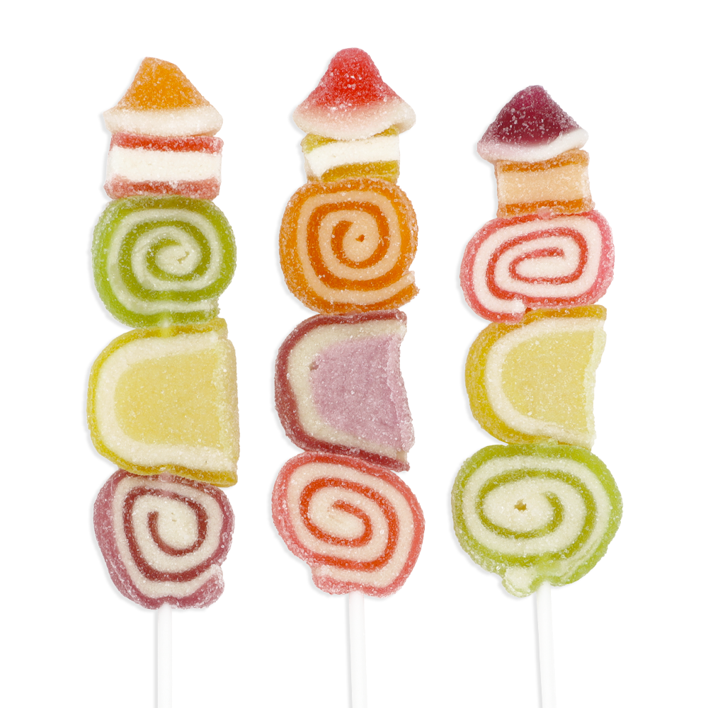 Crazy Candy Factory Jelly Skewers 24g - 18 x 24g Skewers