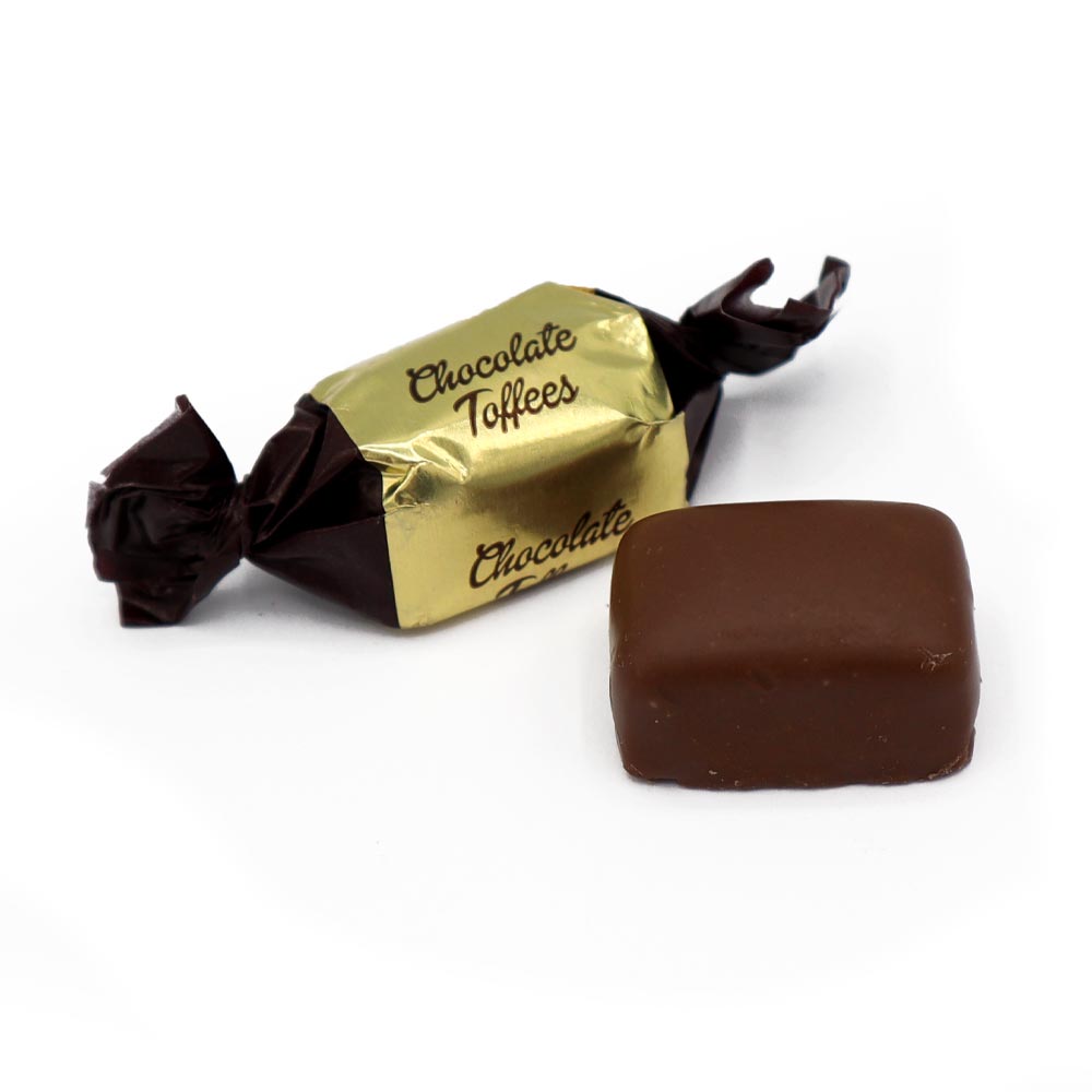 Queen's Delight Milk Chocolate Covered Caramels Bag 1kg - 1 x 1kg Bag