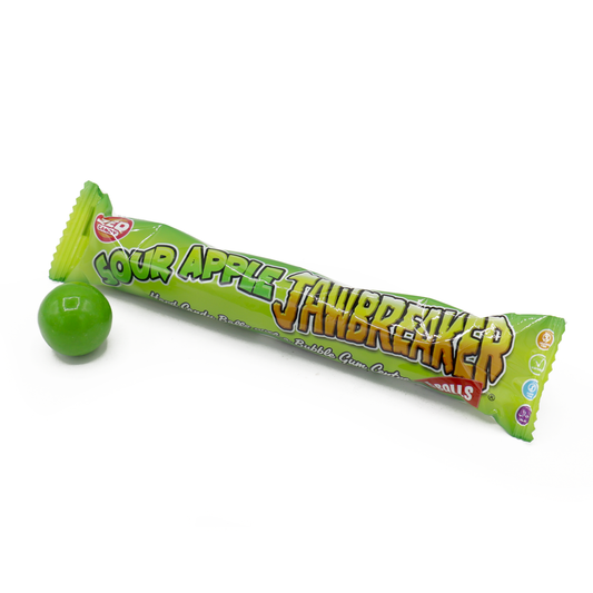 Zed Candy Sour Apple Jawbreaker 6 Ball Pack 49. 5g 50p PMP - 24 x 49. 5g Packs