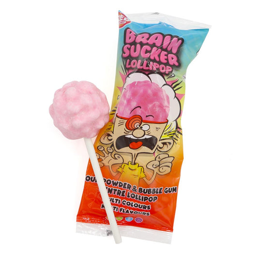 Zed Candy Brain Sucker Lollipop 63. 8g 69p PMP - 20 x 63. 8g Lollipops