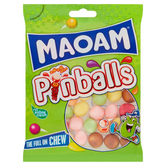 Maoam Pinballs Bag 140g - 14 x 140g Bags